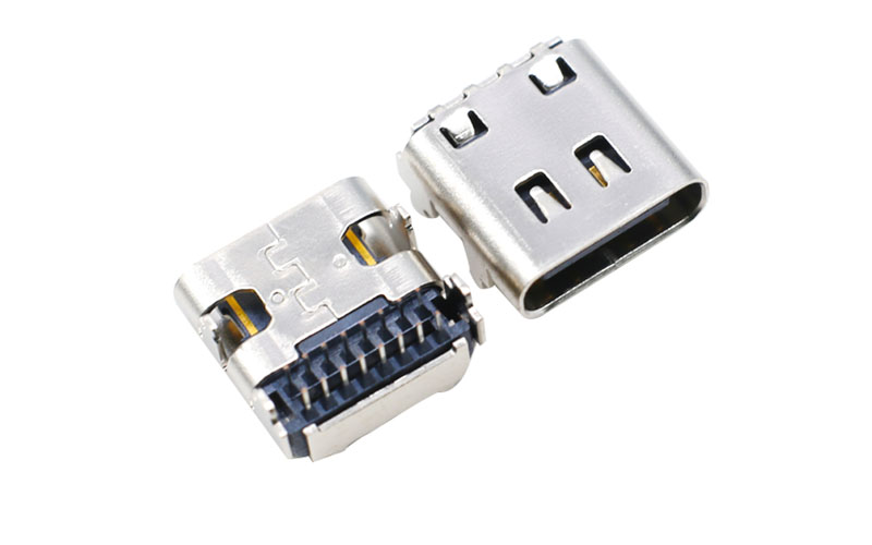 104414862-TYPE-C 16P快充母座 type接口座子 插腳式USB連接器 104414862-TYPE-C 16P快充母座 type接口座子 插腳式USB連接器