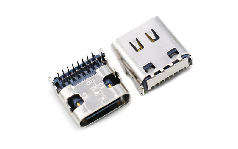 104414862-TYPE-C 16P快充母座 type接口座子 插腳式USB連接器 104414862-TYPE-C 16P快充母座 type接口座子 插腳式USB連接器