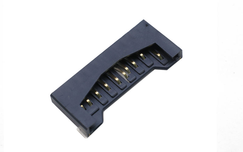 402013402-D SD全塑黑膠簡(jiǎn)易卡座帶焊腳 402013402-D SD全塑黑膠簡(jiǎn)易卡座帶焊腳