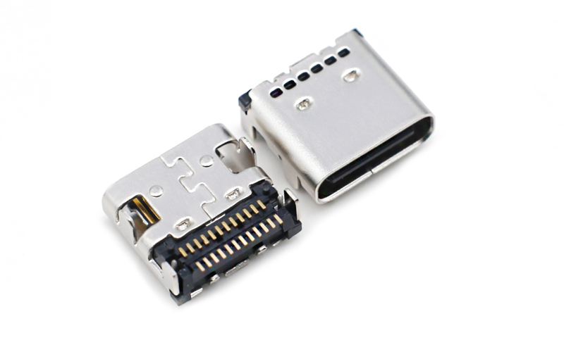 104311002-A -USB type-c母座 24P板上雙貼連接器 104311002-A -USB type-c母座 24P板上雙貼連接器