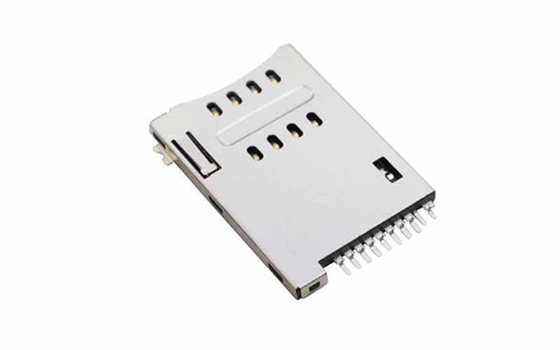 102012902-SIM PUSH卡座 8+2P H1.8筆記本卡槽 102012902-SIM PUSH卡座 8+2P H1.8筆記本卡槽