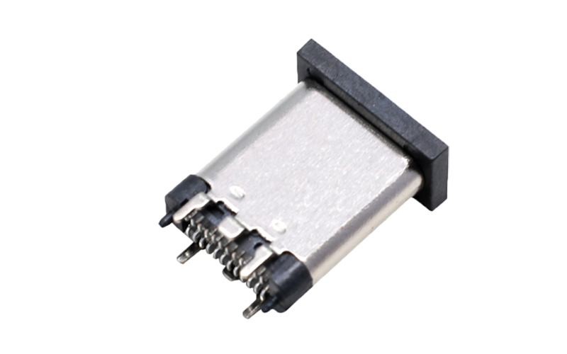 104010762-TYPE C 立式24PIN母座連接器 180° SMT帶柱 104010762-TYPE C 立式24PIN母座連接器 180° SMT帶柱