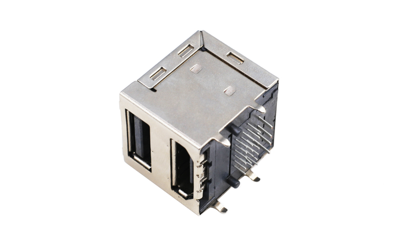 405410591-USB2.0+HDMI母座 雙層接口連接器 網(wǎng)口插頭高清傳輸母座 405410591-USB2.0+HDMI母座 雙層接口連接器 網(wǎng)口插頭高清傳輸母座