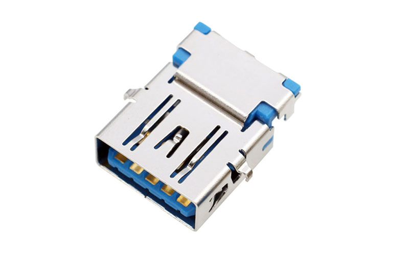 104010092-USB3.0母座 沉板式DIP插座 USBh1.8連接器 藍(lán)膠 104010092-USB3.0母座 沉板式DIP插座 USBh1.8連接器 藍(lán)膠