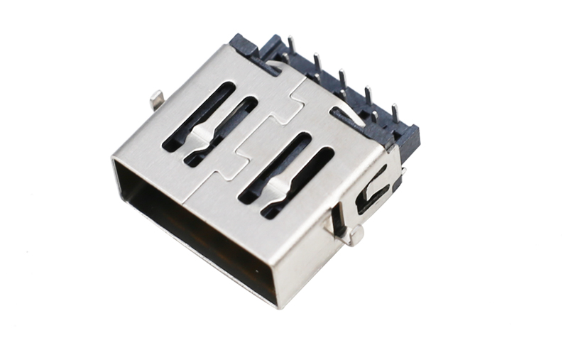 104012932-USB3.0反沉2.56母座 平板A口連接器 黑色膠芯 104012932-USB3.0反沉2.56母座 平板A口連接器 黑色膠芯