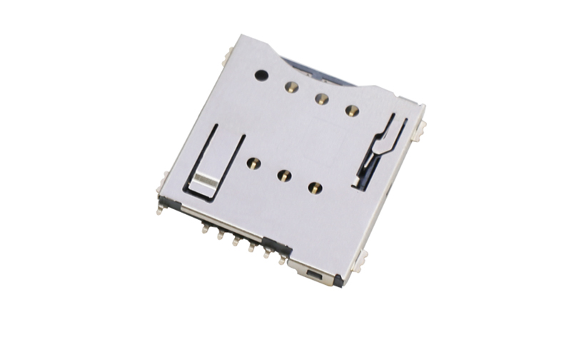 102011342-MICRO SIM自彈式卡座 PUSH防反插H1.5 6+1P 102011342-MICRO SIM自彈式卡座 PUSH防反插H1.5 6+1P