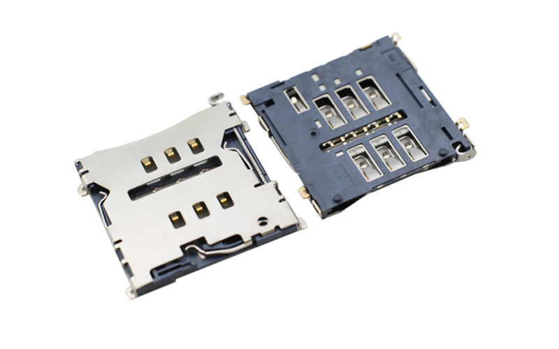 402013602-Micro SIM卡座 1.5H帶卡托 手機(jī)電腦接口 402013602-Micro SIM卡座 1.5H帶卡托 手機(jī)電腦接口