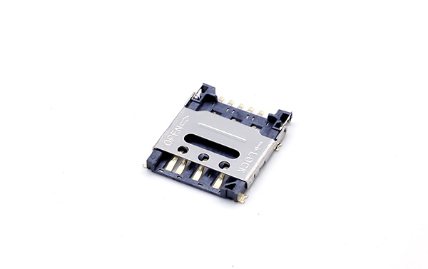 402013032A-NANO SIM 7P掀蓋卡座帶CD檢測腳 402013032A-NANO SIM 7P掀蓋卡座帶CD檢測腳